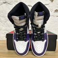 Air Jordan 1 High Court Purple White Sz 10