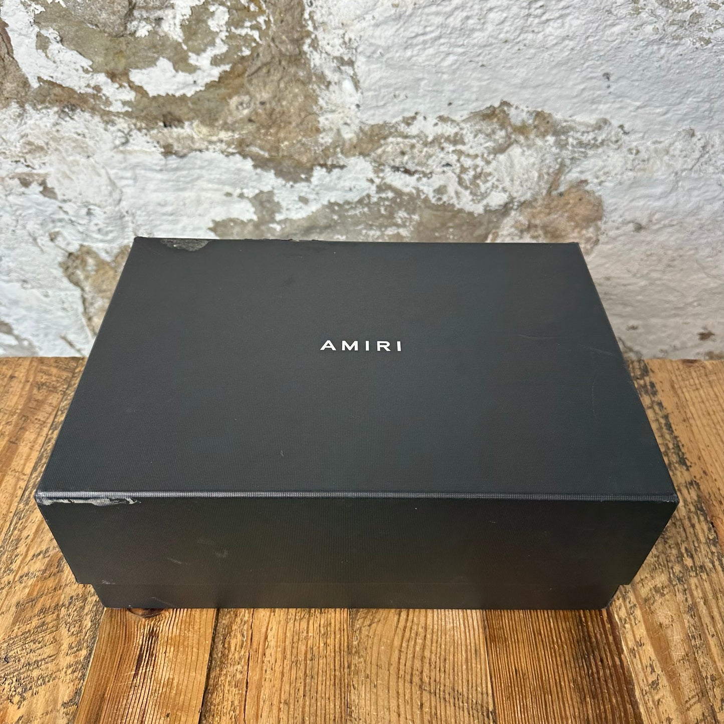 Amiri White Skeleton Black White Sneaker Sz 6.5 (39)