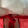 Dior B23 High Red Oblique Sneaker Sz 8 (41)