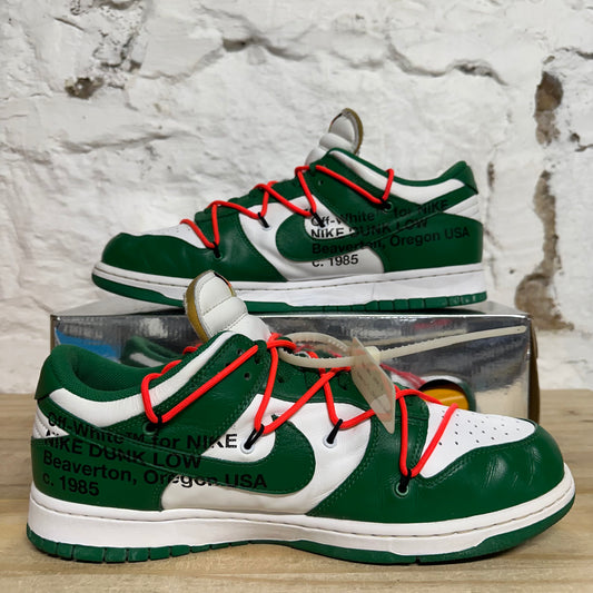 Nike Dunk Low Off-White Pine Green Sz 13