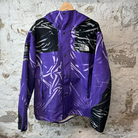 Supreme TNF Borealis Purple Black Jacket Sz XL