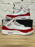 Air Jordan 3 Tinker White University Red Sz 11