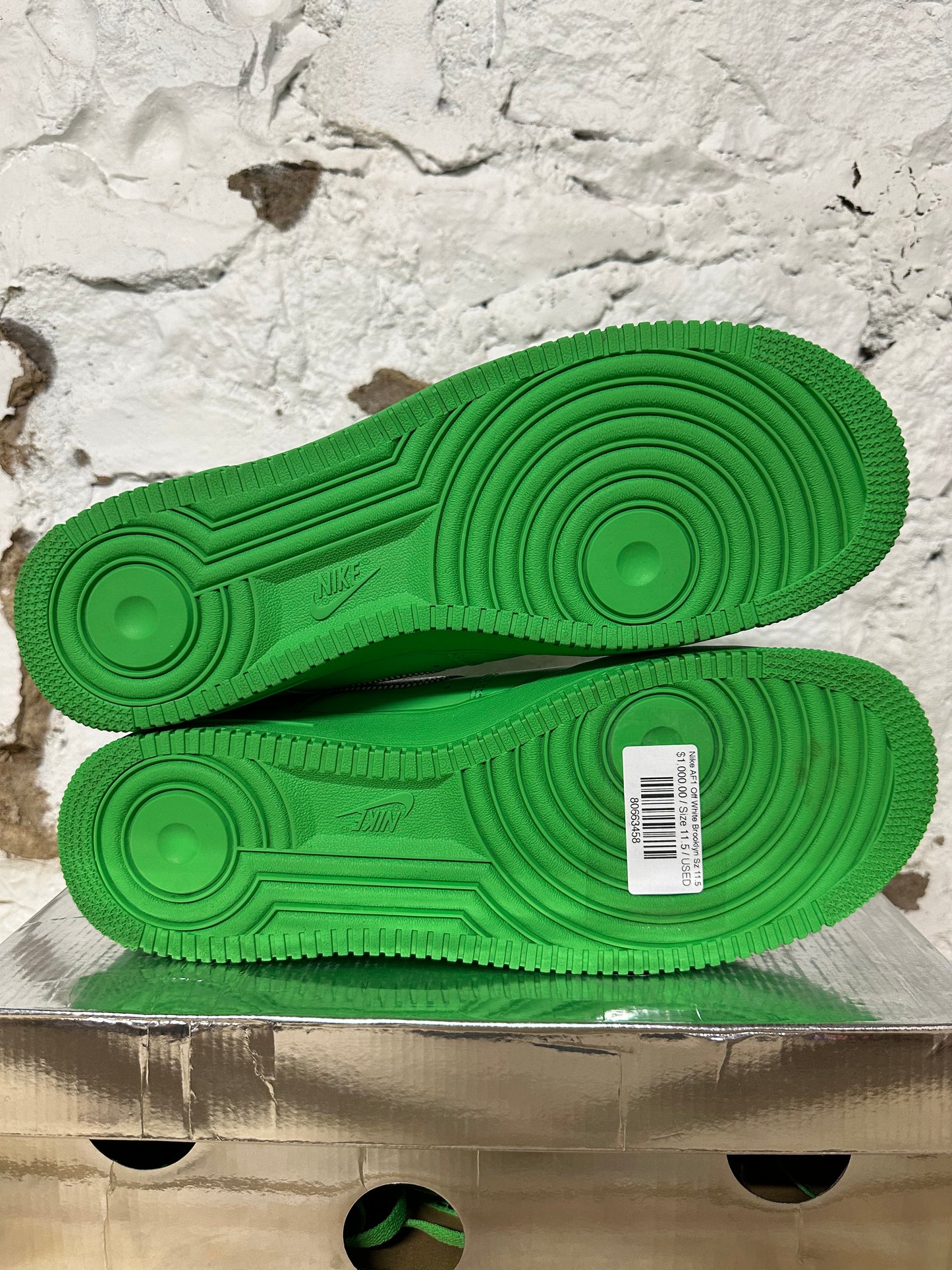 Nike Air Force 1 Low Off-White Brooklyn Sz 11.5