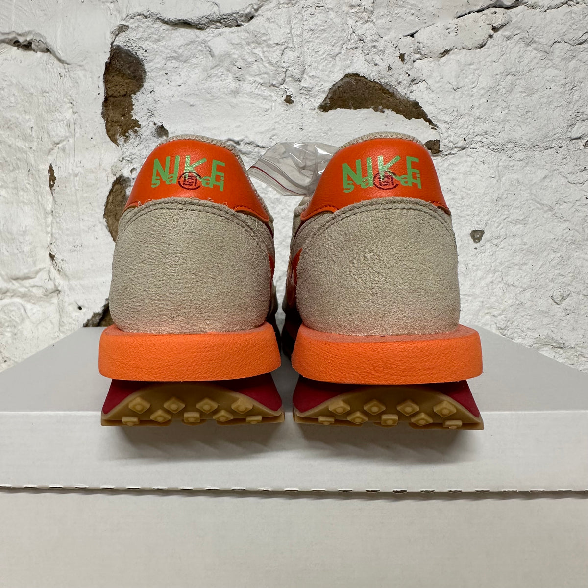 Nike LD Waffle Sacai CLOT Orange Blaze Sz 9.5 DS