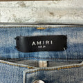 Amiri MX1 Blue Paisley Blue Denim Jeans Sz 29