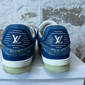 Louis Vuitton Denim Monogram Trainer Sneaker Sz 11.5 (10LV)