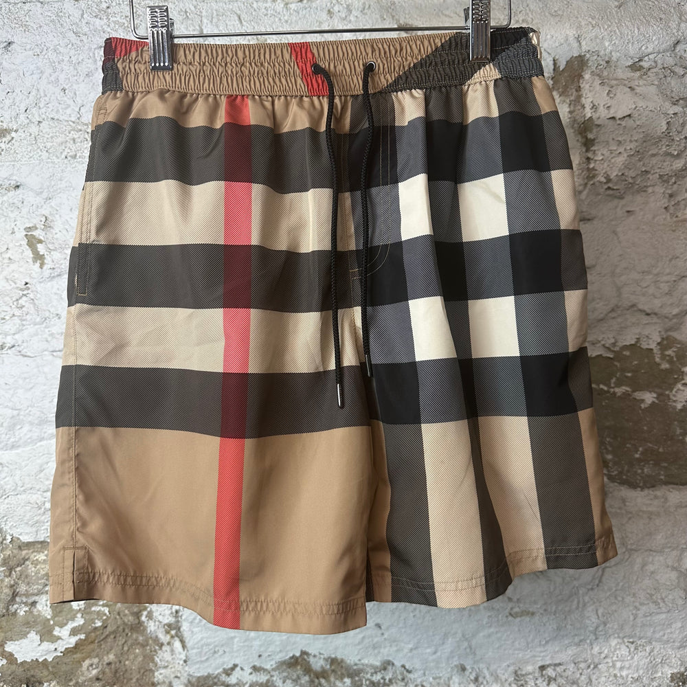 Burberry Plaid Swim Trunks Sz S