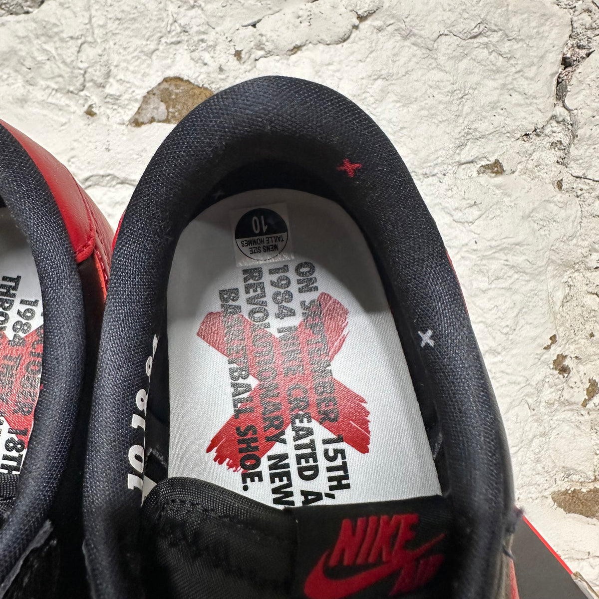 Air Jordan 1 Low Banned Sz 10 DS