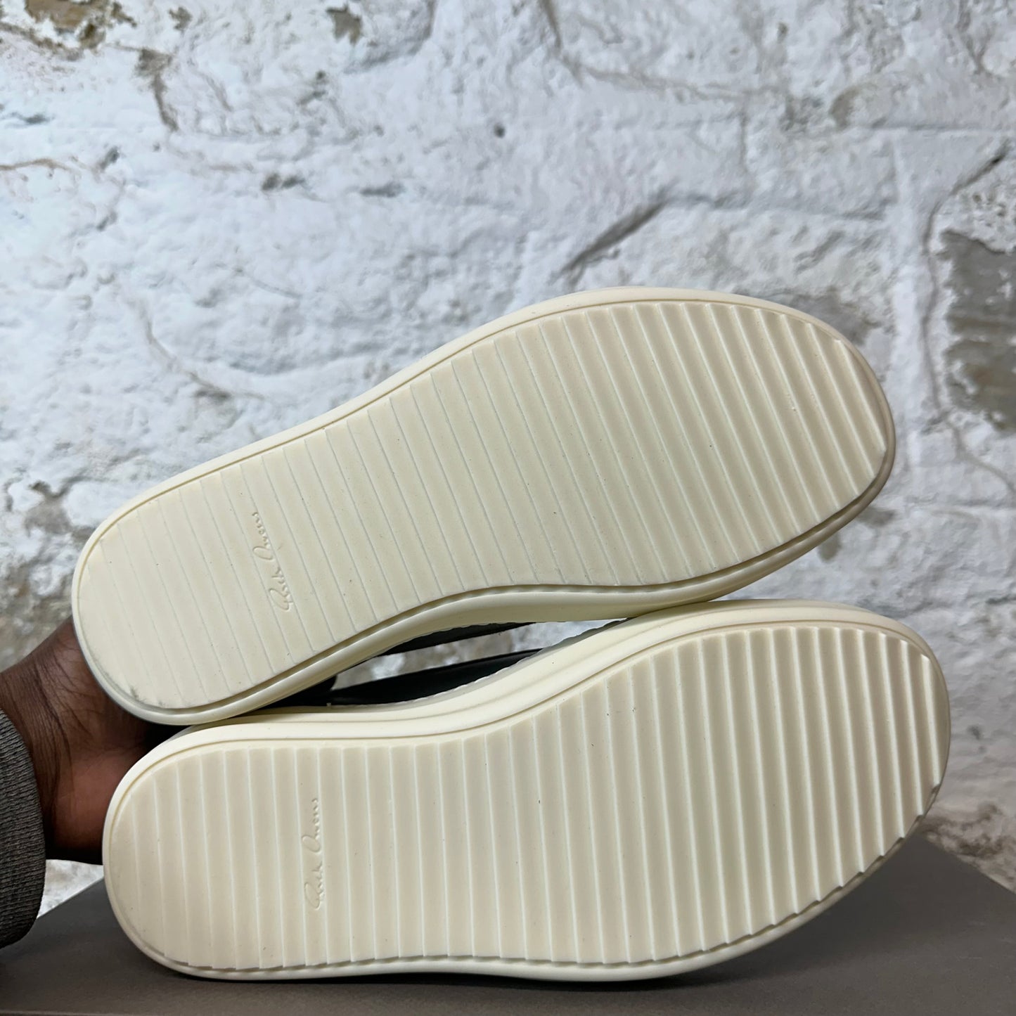 Rick Owens Vintage Pale Blue Milk Sneaker DS