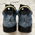 Air Jordan 6 Washed Denim Sz 10