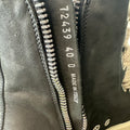 Rick Owens High Jumbo Lace Black Milk Sneaker Sz 7 (40)