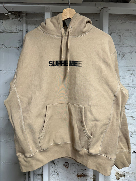 Supreme Motion Logo Brown Hoodie Sz M