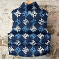 Amiri Spiral MA Puffer Vest Blue Sz L