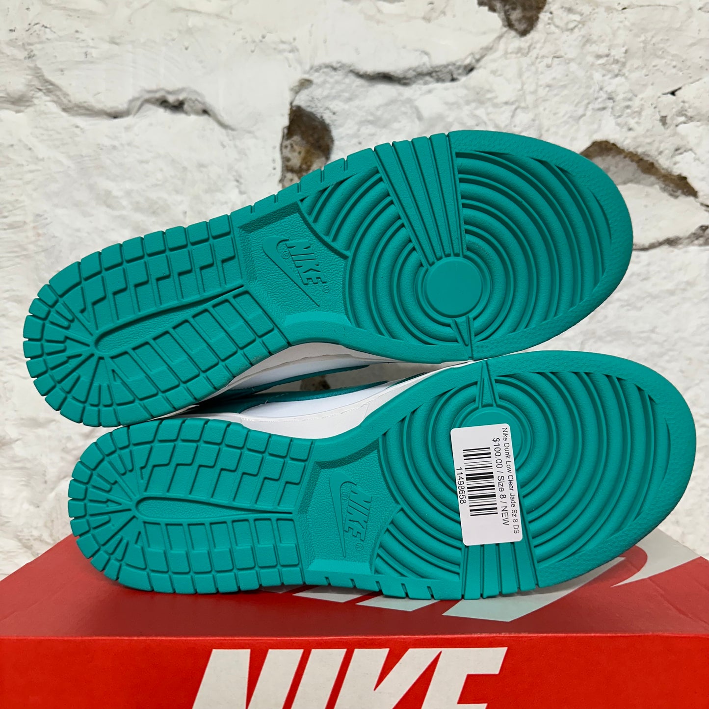 Nike Dunk Low Clear Jade Sz 8 DS