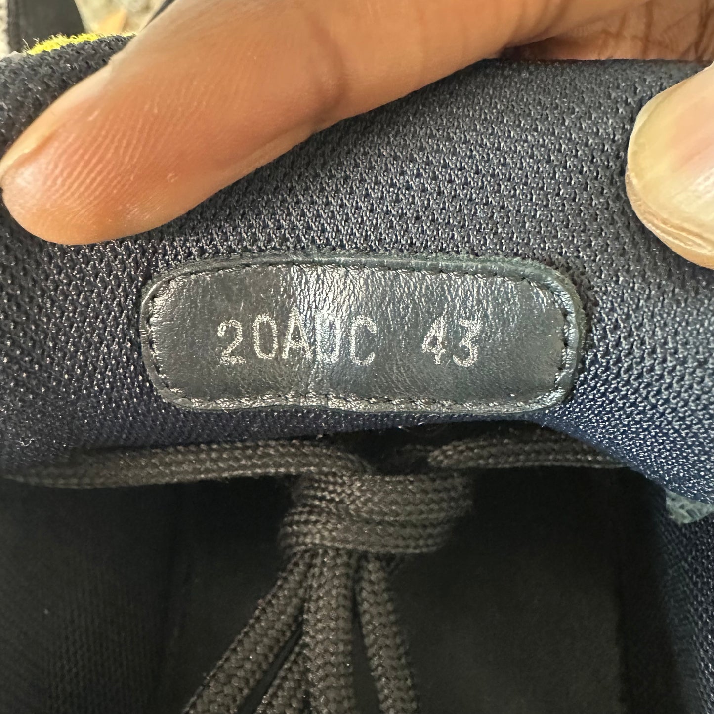 Dior B22 Yellow Blue White Sneaker Sz 10 (43)