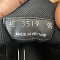 Prada Black Leather Nylon Milano Sneaker Sz 9.5
