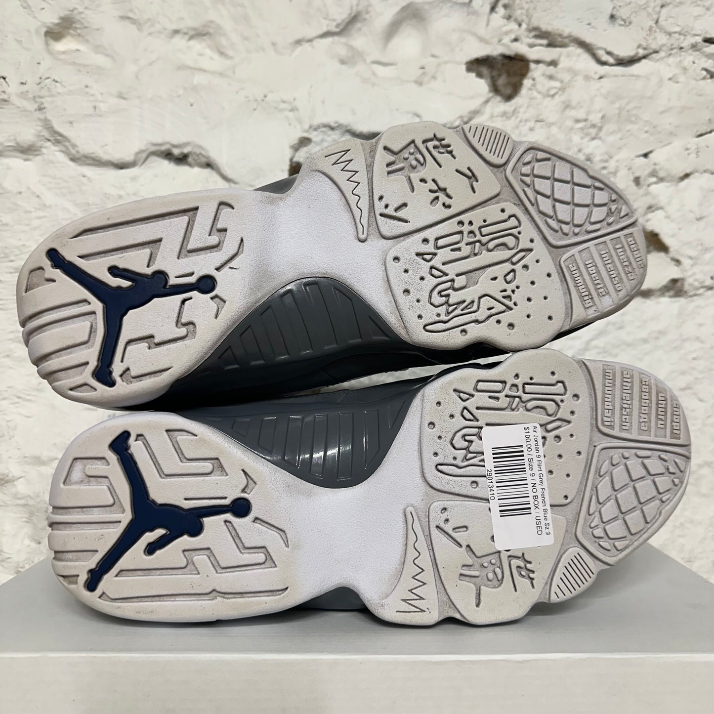Air Jordan 9 Flint Grey French Blue Sz 9