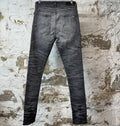 Amiri MX1 Red Suede Grey Denim Jeans Sz 29 DS