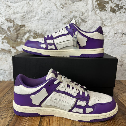 Amiri White Skeleton Purple White Sneaker Sz 10 (43)