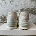 Louis Vuitton Triple White Leather Trainer Sneaker Sz 10.5 (9LV)