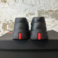 Prada Americas Cup Black Rubber Grey Sneaker Sz 9 (42)