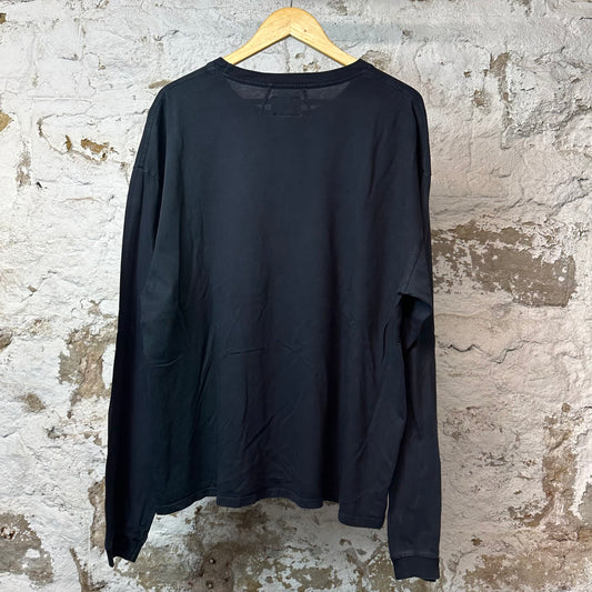 Rhude Eagle Rally L/s Black Sz L