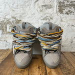 Lanvin Curb Multicolor Lace Gray Sneaker Sz 7 (40) No Box
