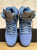 Air Jordan 5 UNC University Blue Sz 9.5