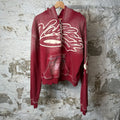 Vale Religion Zip Up Hoodie Red Sz XXL DS