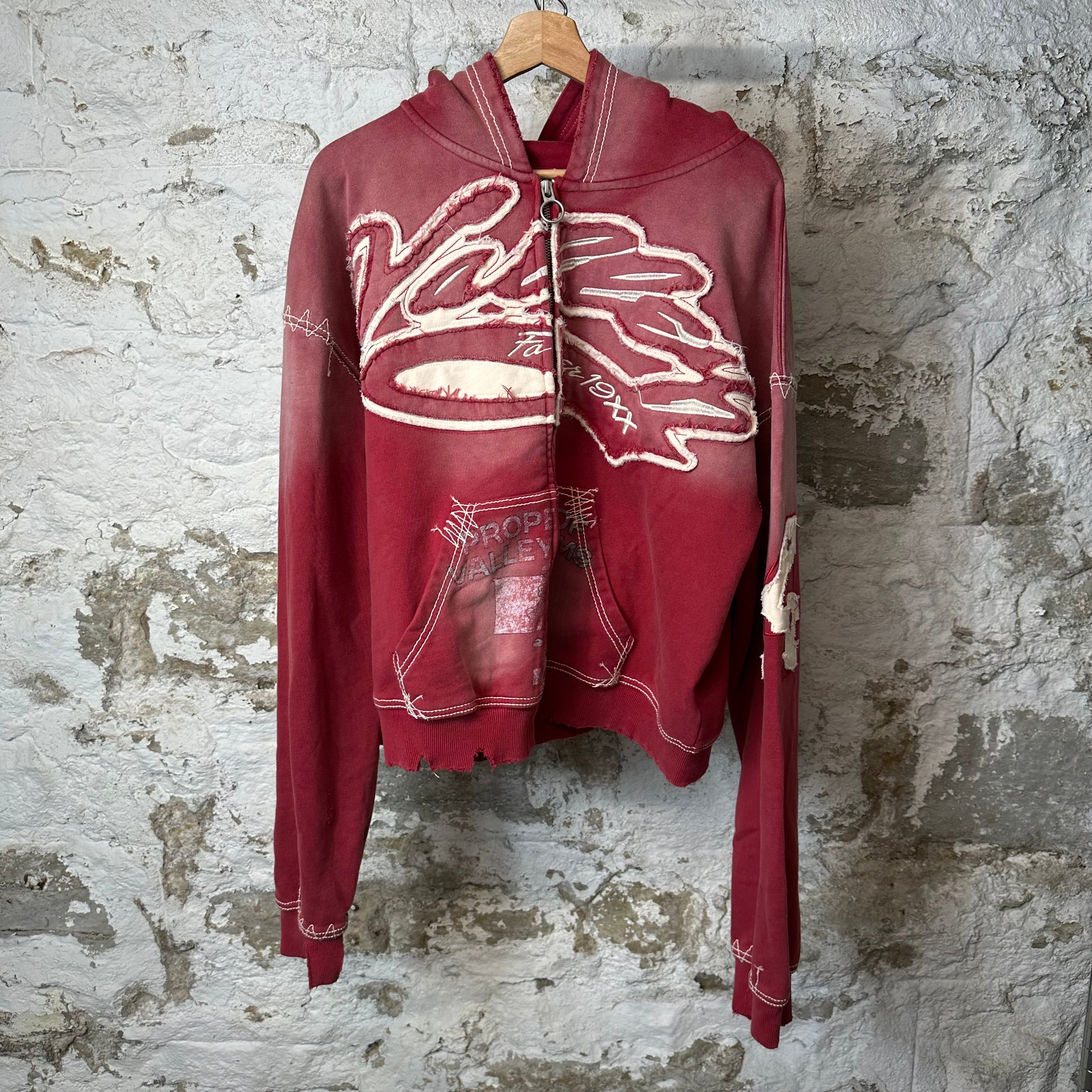 Vale Religion Zip Up Hoodie Red Sz XXL DS