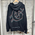 Godspeed Mankind Vs AI Black Hoodie Sz L