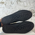 Gucci High Black Monogram Sneaker Sz 12