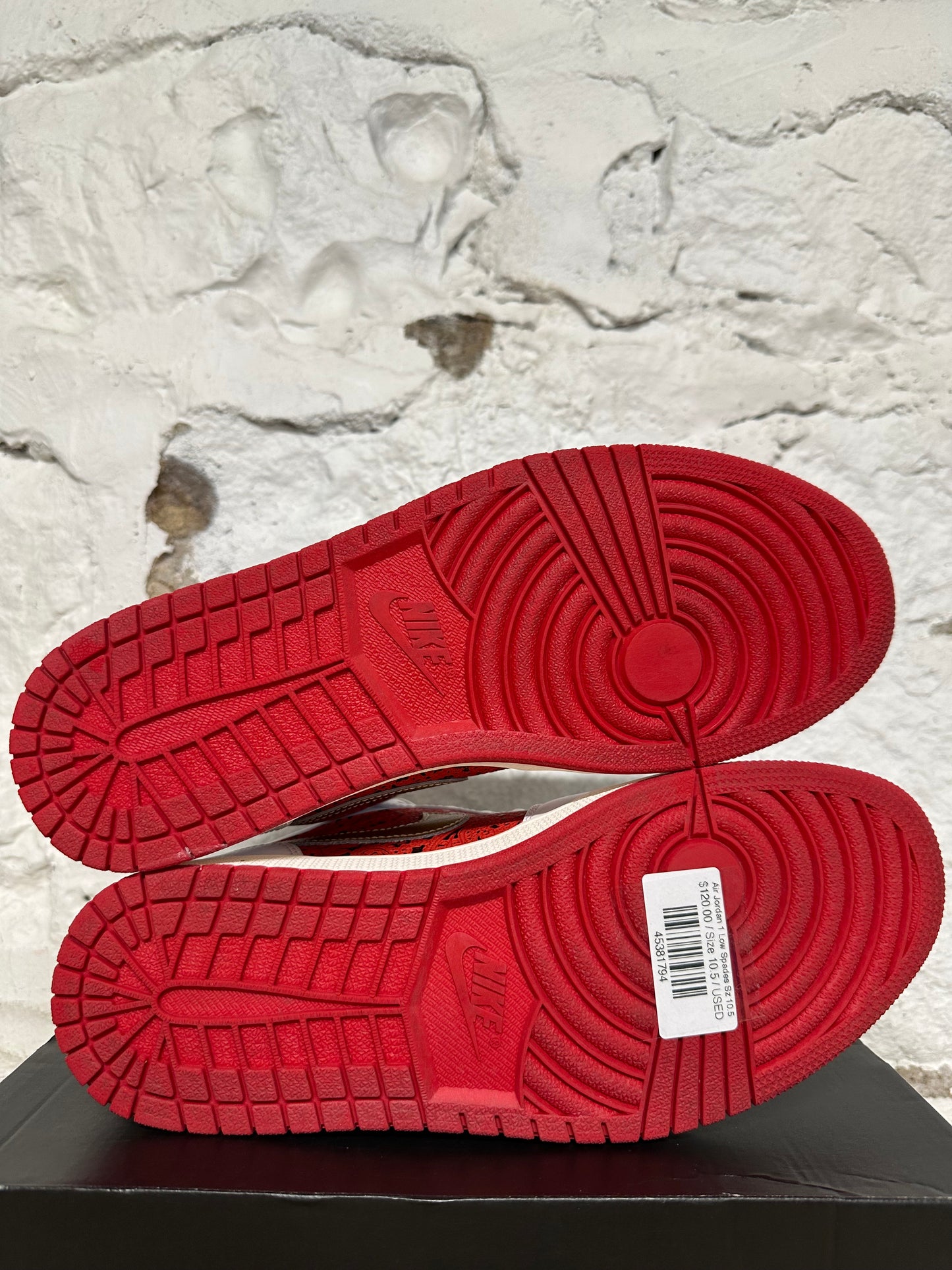 Air Jordan 1 Low Spades Sz 10.5