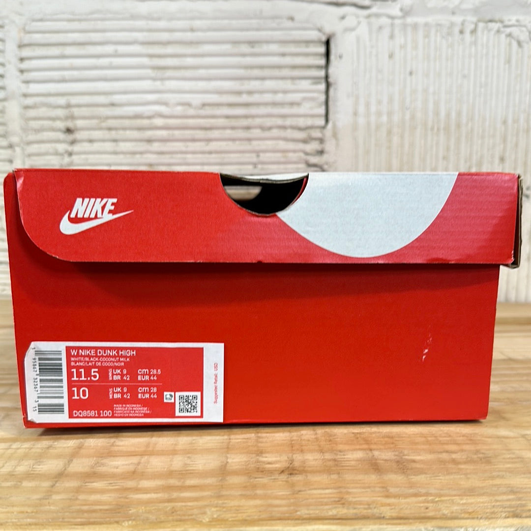 Nike Dunk High Vintage Black Sz 10(11.5W) DS