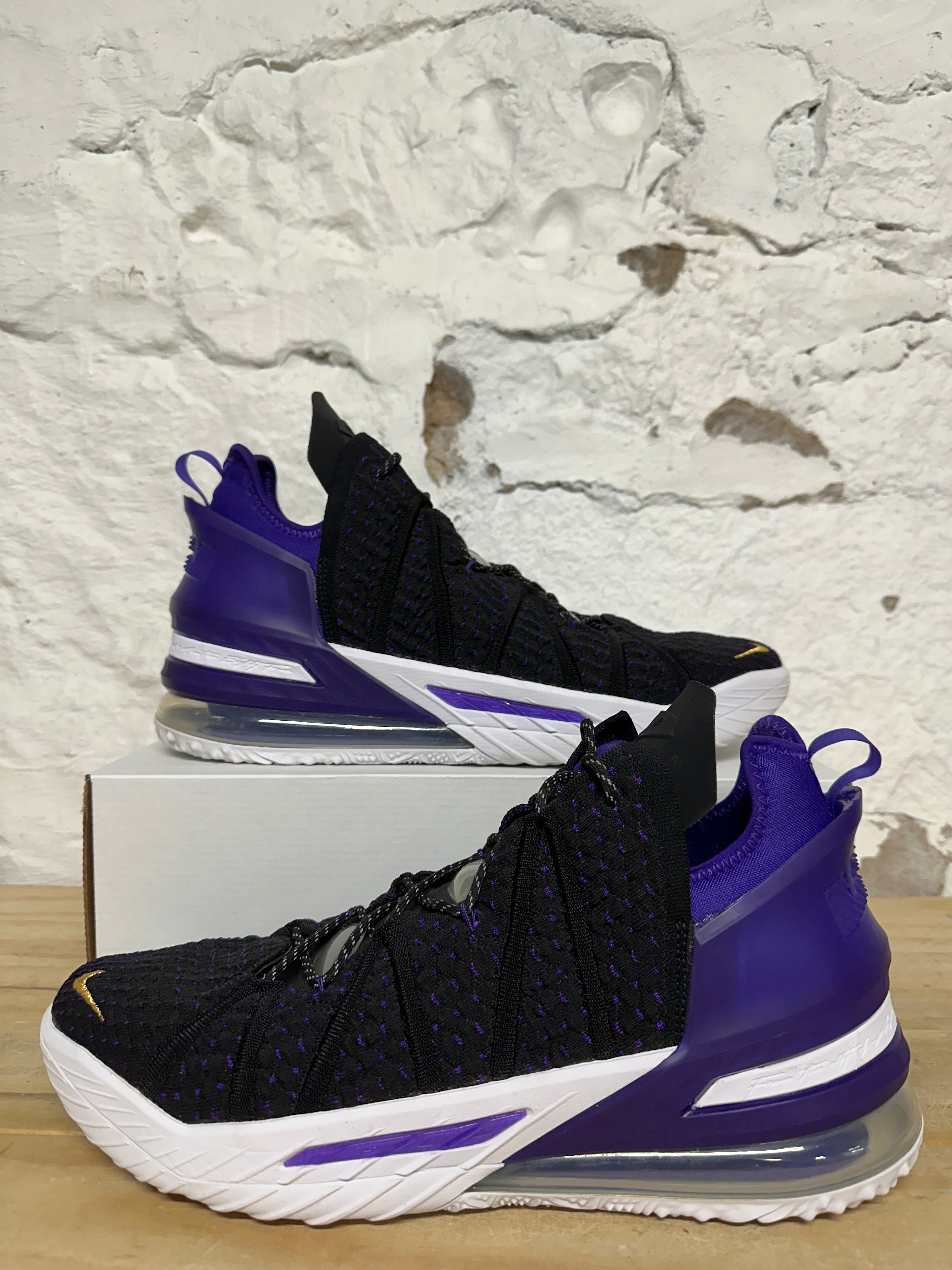 Nike LeBron 18 Lakers Sz 13