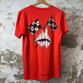 Chrome Hearts Matty Boy Chomper Flag Red T-Shirt Sz S