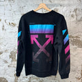 Off White Gradient Arrows Crewneck Black Sz M
