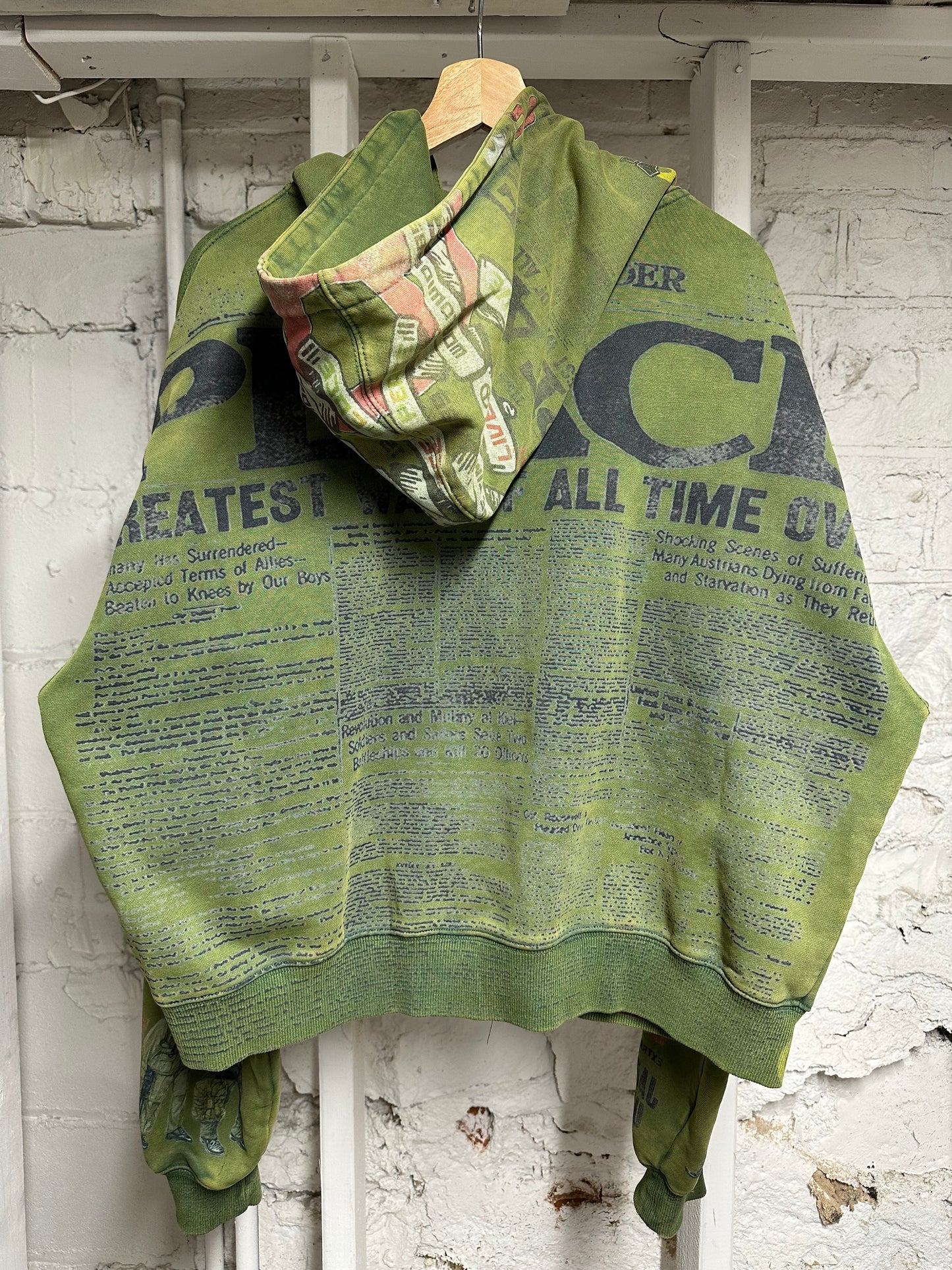 Vale Warzone Olive Hoodie Sz L