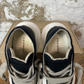 Rick Owens Jumbo Lace Abstract Black Milk Sneaker Sz 10.5 (43.5)