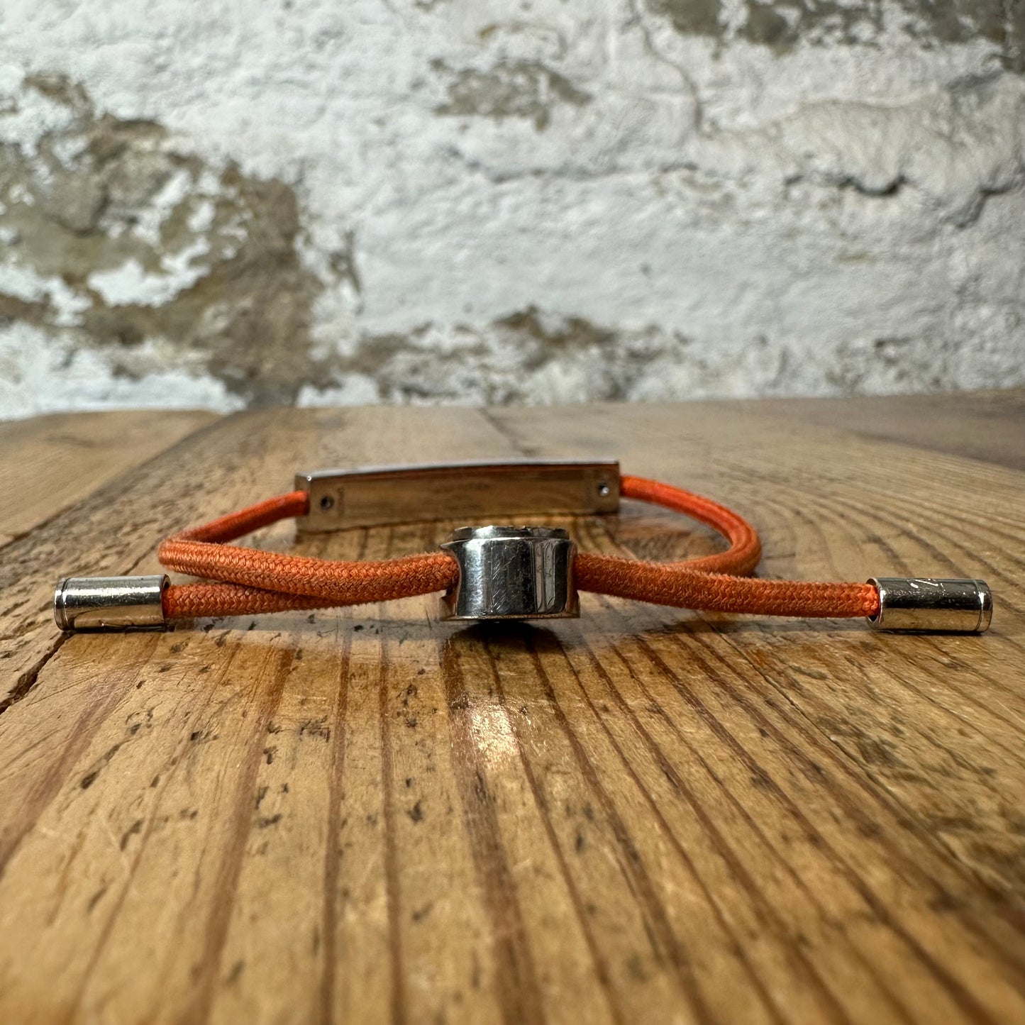Louis Vuitton Silver Orange Adjustable Bracelet