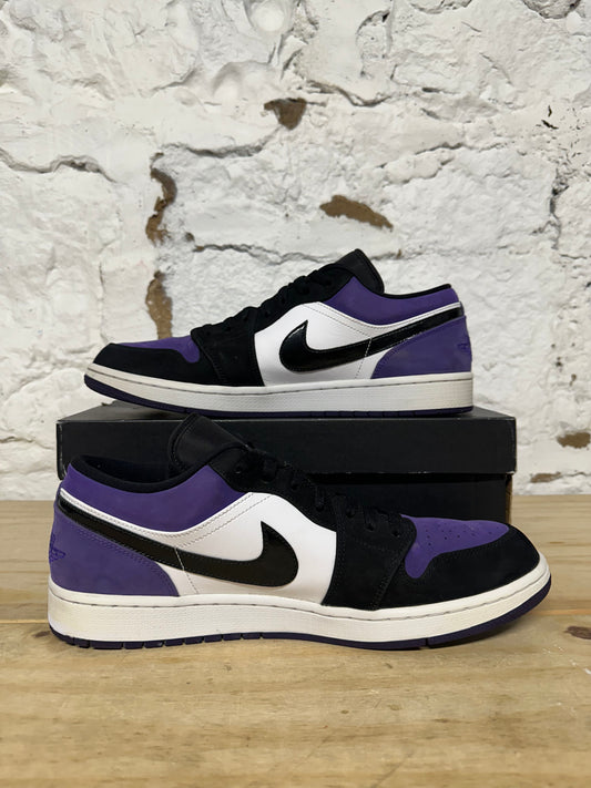 Air Jordan 1 Low Court Purple Sz 13