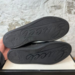 Gucci Black Monogram Low Top Sneaker Sz 9.5