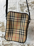 Burberry Plaid Shoulder Bag W/ Box