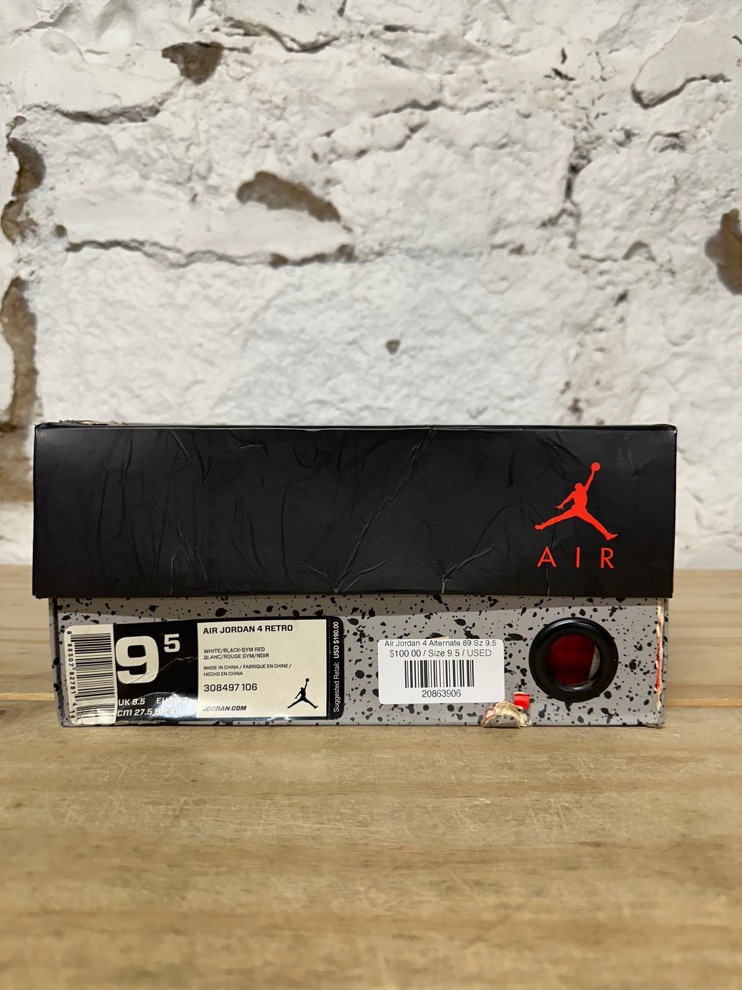 Air Jordan 4 Alternate 89 Sz 9.5