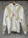 Off White Jordan White Cream Hoodie Sz S