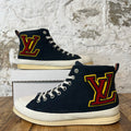 Louis Vuitton High Fastball Navy White Sneaker Sz 10 (8.5LV)