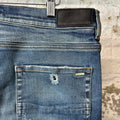 Amiri Plain Dark Blue Denim Jeans Sz 38
