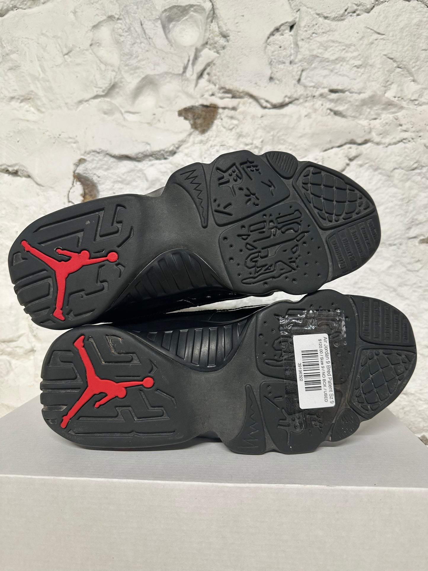Air Jordan 9 Bred Patent Sz 9