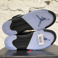Air Jordan 5 Black Metallic Reimagined Sz 5.5Y DS