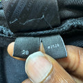 Amiri MX1 Grey Art Patch Black Denim Jeans Sz 28